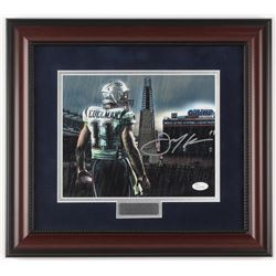 Julian Edelman Signed New England Patriots "Gillette Stadium" 14.75x16.5 Custom Framed Photo Display