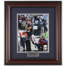 Chris Hogan Signed New England Patriots 14.75x16.5 Custom Framed Photo Display (JSA COA)