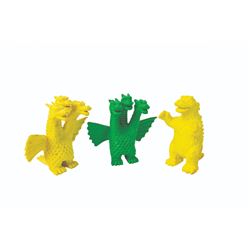 Yamakatsu GODZILLA/KING GHIDORAH Rubber Figures