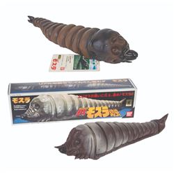 Bandai MOTHRA LARVA Vinyl and Boxed Electronic Figure Lot