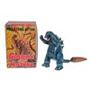 Image 1 : Billiken GODZILLA/MOTHRA LARVA Boxed Tin "Pull String Action" Figure