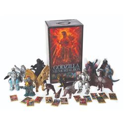 Bandai "Memorial Box" 14 Vinyl Figure GODZILLA KAIJU COLLECTION Set with Cards