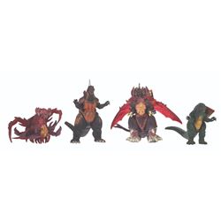 Bandai GODZILLA vs DESTROYAH KAIJU COLLECTION Vinyl Figure Set