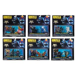 Trendmasters GODZILLA WARS Carded Two Pack Sets Lot of 6