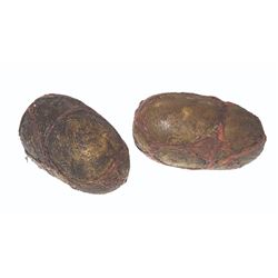 GODZILLA ‘98 EFFECTS GODZILLA EGG PAIR (2) SHOOTING MINIATURE PROPS