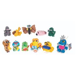 Banpresto GODZILLA KAIJU Plush Figures & Plush Keychain Lot