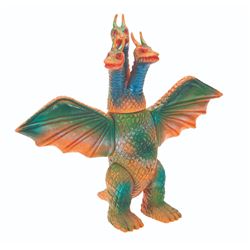 Bullmark KING GHIDORAH (Hawaiian Version - Red Eye, Green Paint) Vinyl Figure