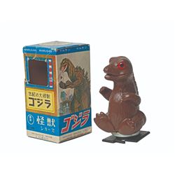Marusan "Wind-Up" BABY GODZILLA Toy wt Box and Unopened Key
