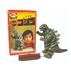 Bullmark Tin Litho Remote Control GODZILLA 2nd Issue Toy in Box