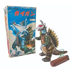 ULTRA RARE! Bullmark Tin Litho Remote Control GIGAN 1st Issue (Brown) Toy in Box