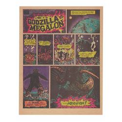 1973 Cinema Shares International GODZILLA vs MEGALON Theater Exclusive Mini-Comic