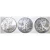 Image 1 : 3 BU 2012 AMERICAN SILVER EAGLES