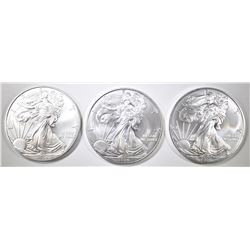 3 BU 2014 AMERICAN SILVER EAGLES