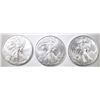 Image 1 : 3 BU 2014 AMERICAN SILVER EAGLES