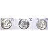 Image 1 : 1951-D CH BU & 2-51-S GEM BU FRANKLIN HALF DOLLARS