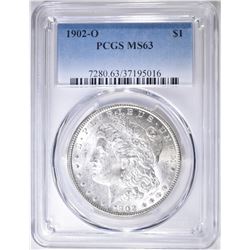 1902-O MORGAN DOLLAR  PCGS MS-63