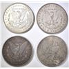 Image 2 : 4 CIRCULATED SILVER DOLLARS