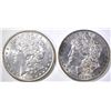 Image 1 : 1885-O & 1900 MORGAN DOLLARS CH BU