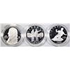 Image 2 : MODERN PROOF COMMEM SILVER DOLLARS