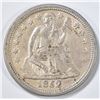 Image 1 : 1852 SEATED LIBERTY DIME   CH BU