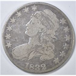 1832 BUST HALF DOLLAR   VF SCRATCHES