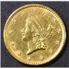 Image 1 : 1851-C $1 GOLD  LIBERTY  BU