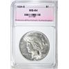 Image 1 : 1924-S PEACE DOLLAR, PNA CH/ GEM BU