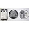 Image 1 : 3-RELIGIOUS 1oz .999 SILVER PIECES