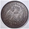 Image 2 : 1853 ARROWS & RAYS SEATED HALF DOLLAR CH BU