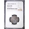 Image 1 : 1904 ONE CENT CANADA  NGC MS-63 BN