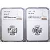 Image 1 : 1947-S & 51-S ROOSEVELT DIMES, NGC MS-66 FT