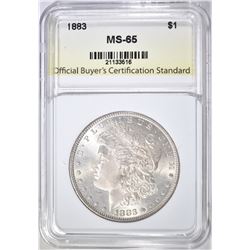 1883 MORGAN DOLLAR OBCS GEM BU
