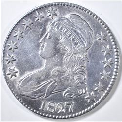 1827 BUST HALF DOLLAR CH AU