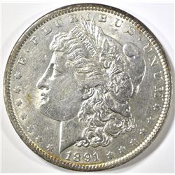 1891 MORGAN DOLLAR, BU