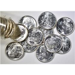 BU ROLL OF 1951-P ROOSEVELT DIMES