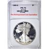 Image 1 : 1989-S SILVER EAGLE, TDCS PERFECT GEM PROOF DCAM