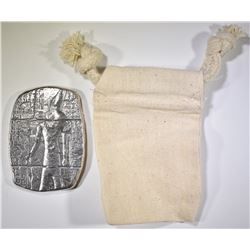 3-Oz .999 SILVER HAND STRUCK HORUS RELIC BAR