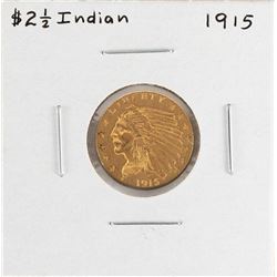 1915 $2 1/2 Indian Head Quarter Eagle Gold Coin