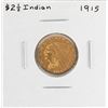 Image 1 : 1915 $2 1/2 Indian Head Quarter Eagle Gold Coin