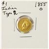 Image 1 : 1855-O Type 2 $1 Indian Head Gold Dollar Coin