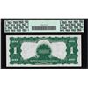 Image 2 : 1899 $1 Black Eagle Silver Certificate Note Fr.233 PCGS Gem New 66PPQ