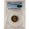 Image 1 : 1896 Proof Indian Head Cent Coin PCGS PR64RB CAC