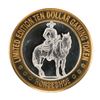 Image 2 : .999 Silver Binion's Horseshoe Las Vegas, NV $10 Casino Limited Edition Gaming T