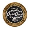 Image 1 : .999 Silver Crystal Casino Aruba $10 Casino Limited Edition Gaming Token