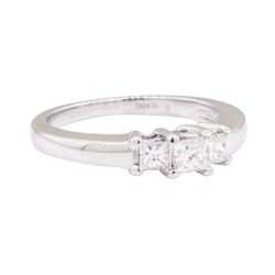 14KT White Gold 0.55 ctw Diamond Ring