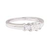 14KT White Gold 0.55 ctw Diamond Ring