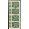 Image 2 : Uncut Sheet of (4) State of Louisiana Baby Bond Obsolete Notes