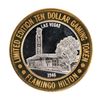.999 Silver Flamingo Las Vegas $10 Casino Limited Edition Gaming Token