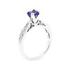 Image 4 : 14KT White Gold 0.83 ctw Sapphire and Diamond Ring