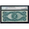 Image 2 : 1875 $2 Legal Tender Note Fr.46 PMG Gem Uncirculated 66EPQ